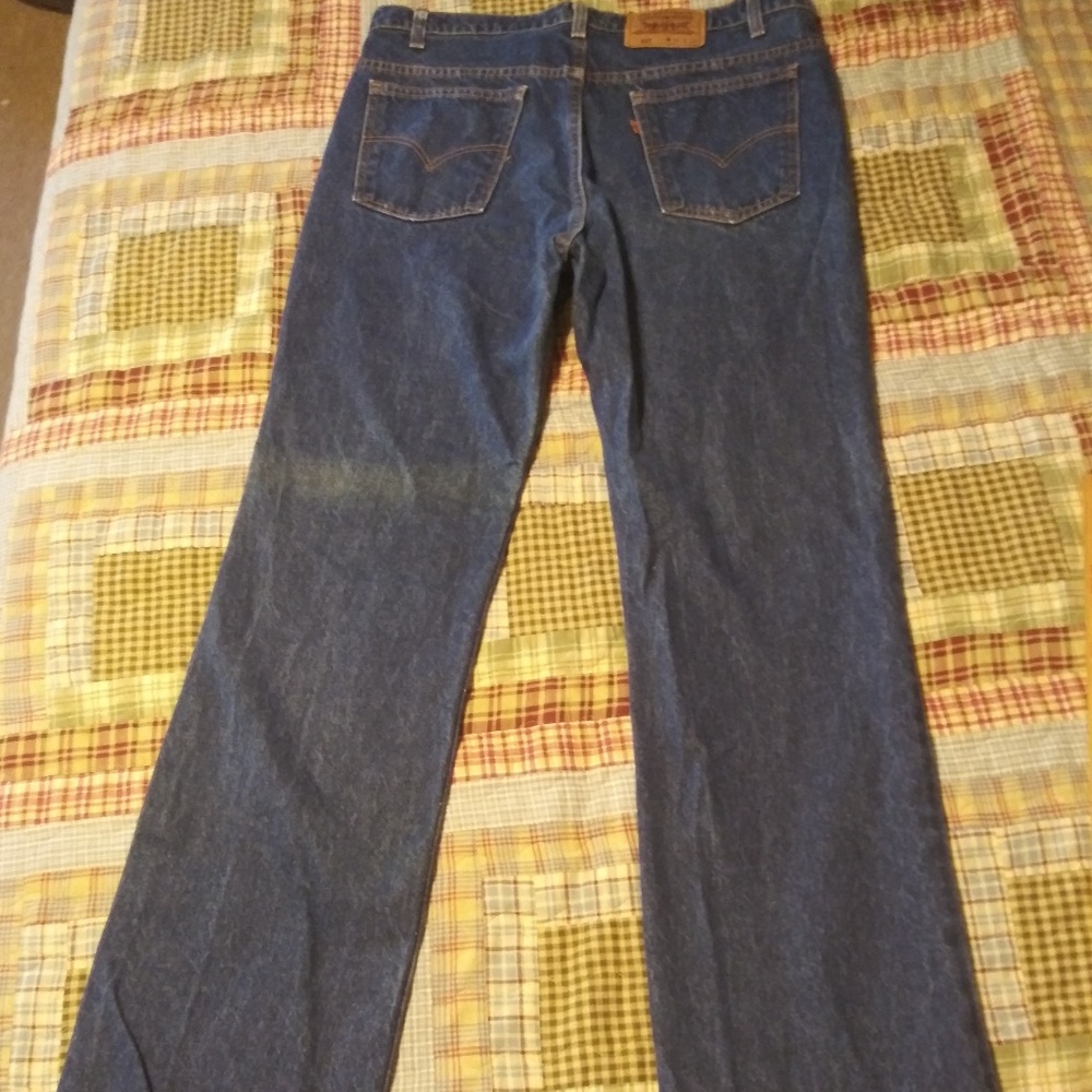 Vintage 517 Levi's Orange Tab/Stitch 38x34 (36X33) - Picture 7 of 8
